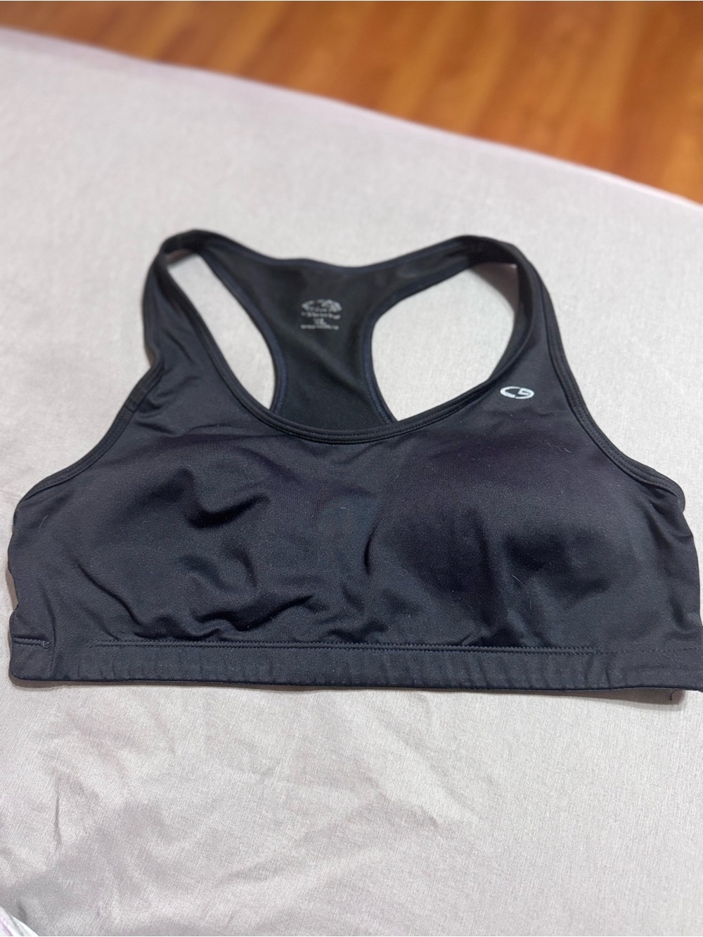 Speedo Women's Black Racerback Sports Bra